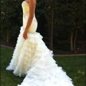 La Soie beautiful wedding gown